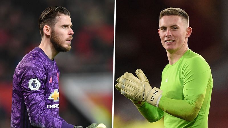 Would David de Gea (left) or Dean Henderson (right) line up for Manchester United next season?