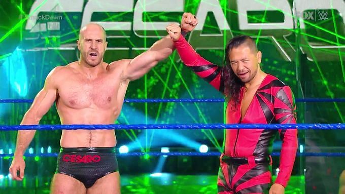 A big win from Cesaro and Nakamura ahead of Extreme Rules