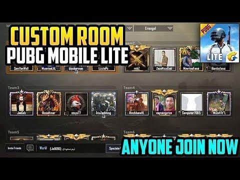 Custom rooms in PUBG Mobile Lite