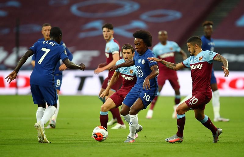 Willian scored a brace against West Ham on Wednesday night