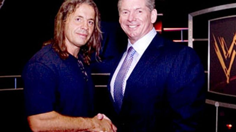Bret Hart and Vince McMahon