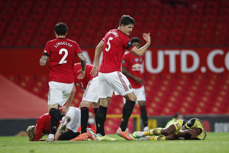 Williams and Walker-Peters suffered a clash of heads