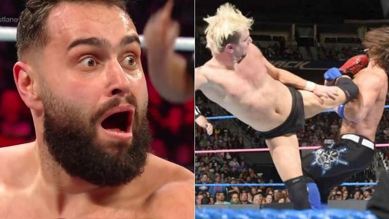 Rusev and James Ellsworth almost won the WWE Championship