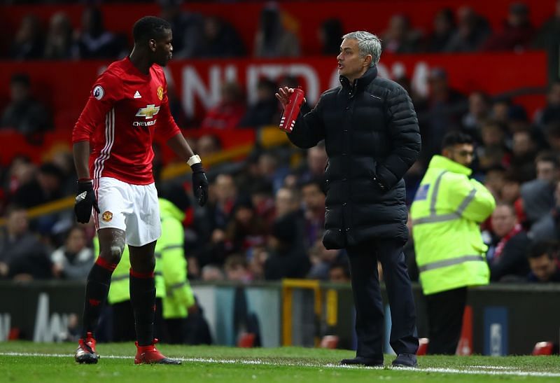 Jose Mourinho fell out with Paul Pogba at Manchester United