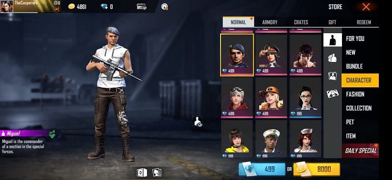 All Free Fire Characters Full List Of Agents In The Game In