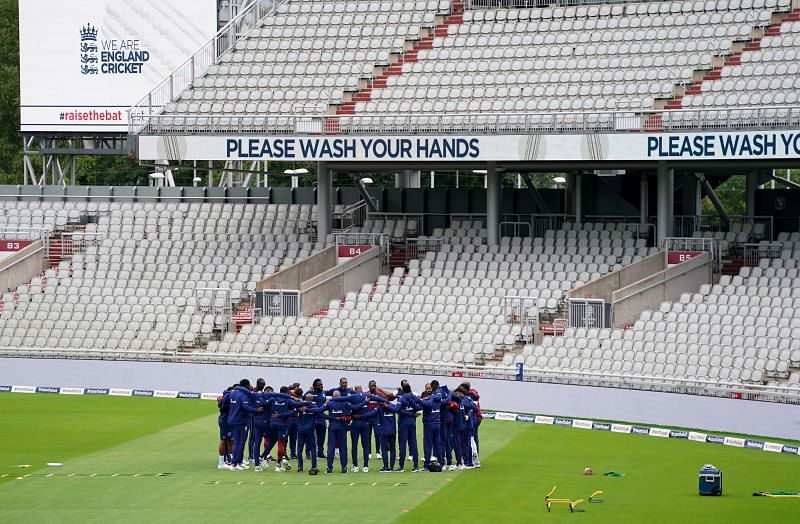 England v West Indies: Day 1 - Second Test #RaiseTheBat Series- Sports is making a tentative return.