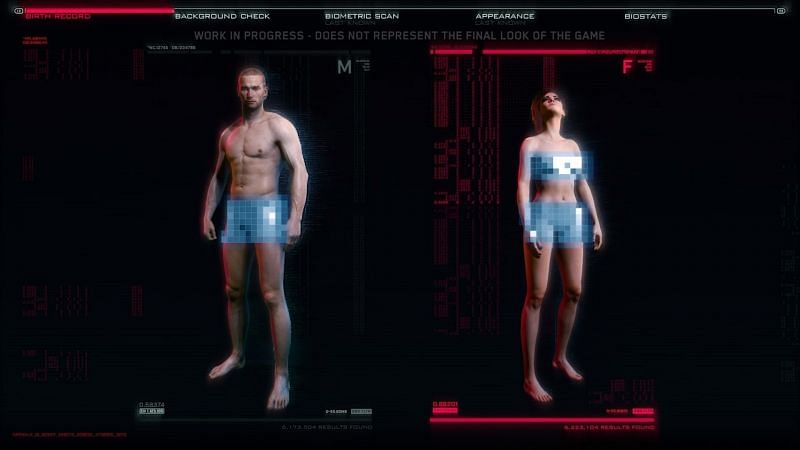 Cyberpunk 2077 customization options
