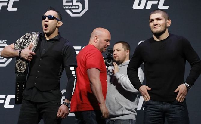 Tony Ferguson offers his condolences to Khabib Nurmagomedov after the death of father Abdulmanap