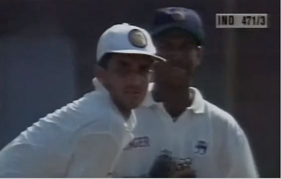 सौरव गांगुली ने 3 मैचों की सीरीज में 392 रन बनाए थे (Screenshot)