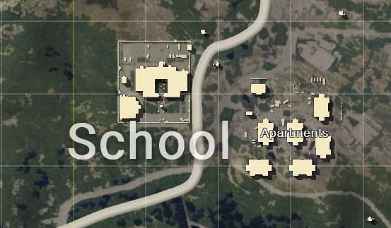 The school offers a wide variety of loot in PUBG Mobile (Image Credit- Zilliongamer)