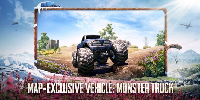 The monster truck is exclusive to Livik map (Image Credit: Android Police)