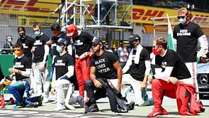 Hamilton among 14 F1 drivers to take a knee