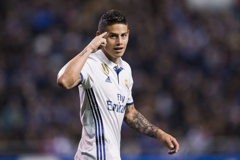 Rodriguez has been on the fringes of the Real Madrid squad this season