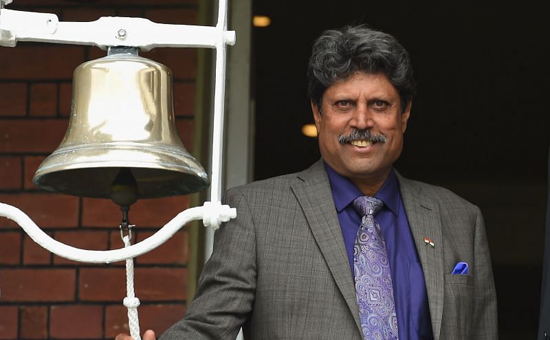 Former India captain Kapil Dev.