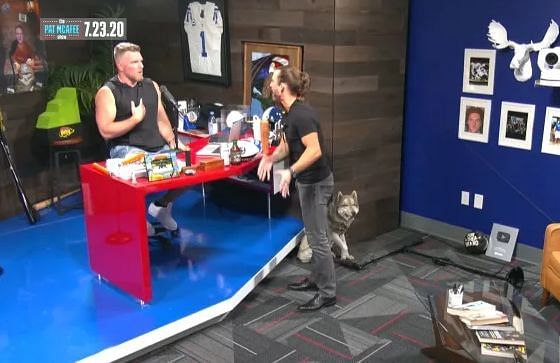 Pat McAfee and Adam Cole were involved in a heated exchange on the former&#039;s radio show