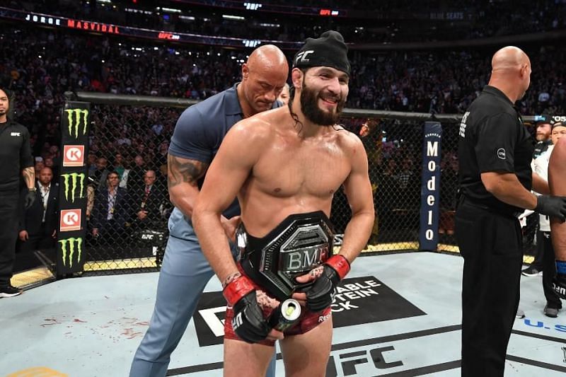 Jorge Masvidal after his BMF Title win