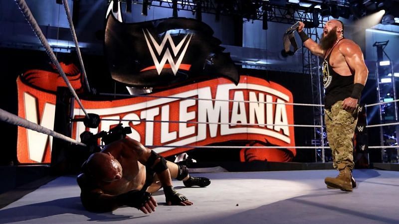 Braun Strowman at WrestleMania