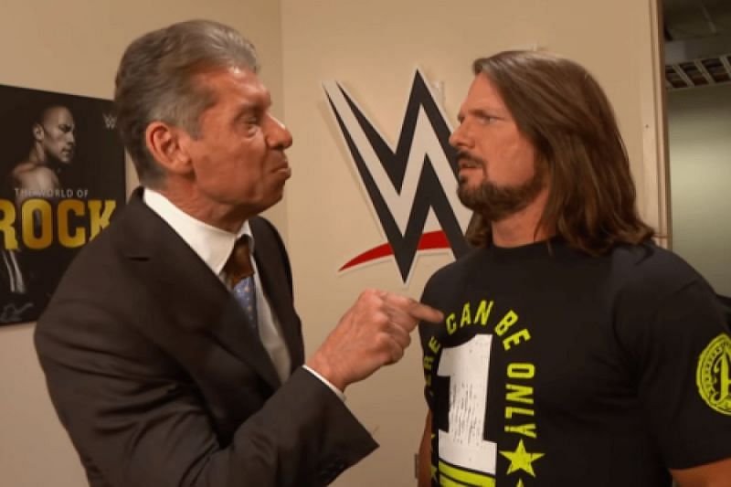 AJ Styles attacks WWE owner Vince McMahon backstage on SmackDown