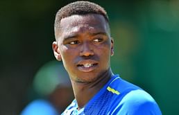 Damp towel probably one way to shine the ball in new playing conditions, says Lungi Ngidi