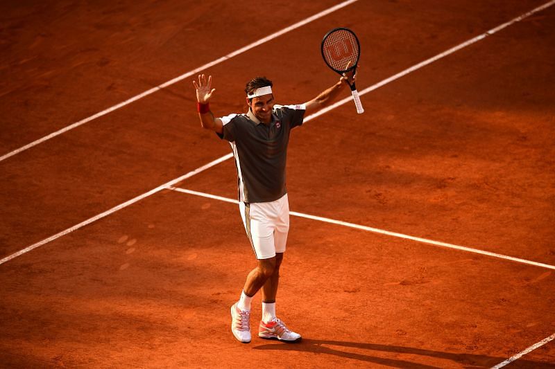 Roger Federer at last year&#039;s French Open