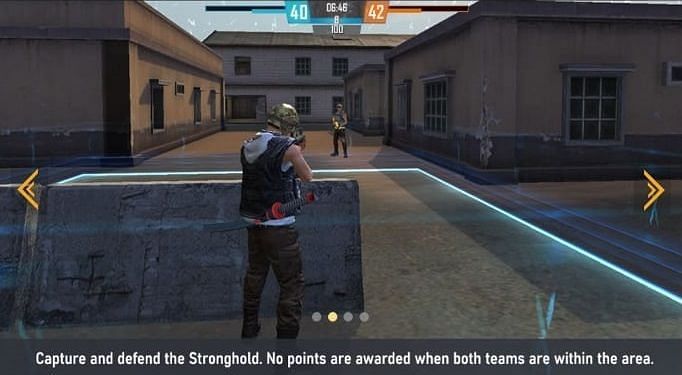 If players of both teams are in the stronghold, no team gets the points (Picture Courtesy: Free Fire)