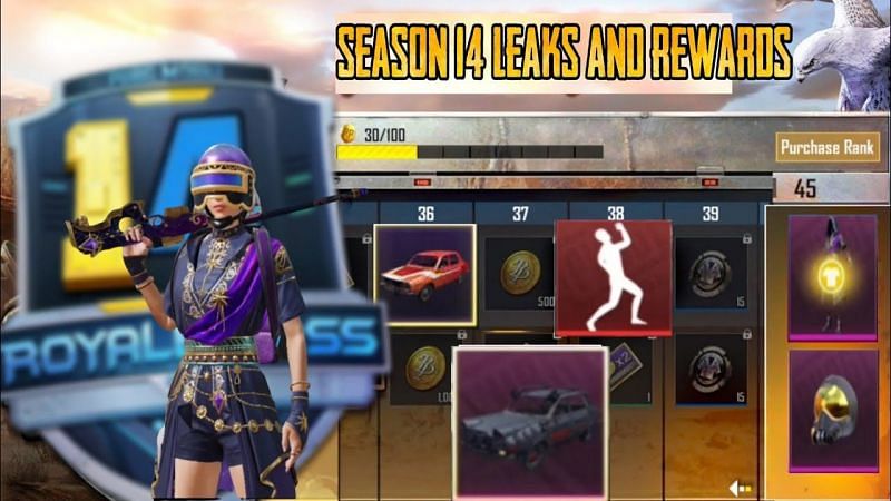 PUBG Mobile Season 14 Royale Pass Rewards