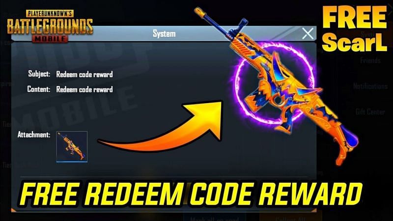 Pubg Mobile Redeem Code For Today July 10 Free Scar L Skin