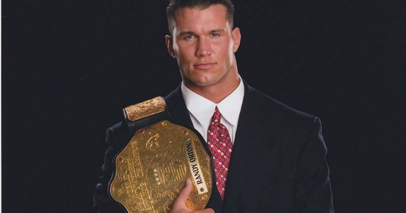 Randy Orton as the World Heavyweight Champion.
