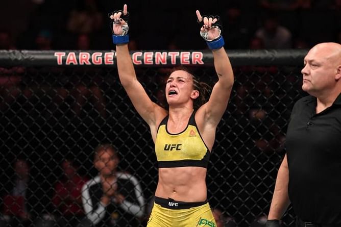UFC 251- Amanda Ribas secures a first-round submission finish over Paige VanZant