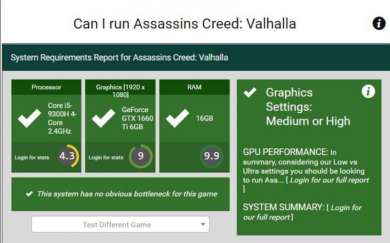 My rig benchmarks: Assassin&#039;s Creed Valhalla