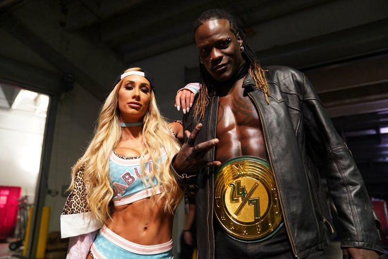 R-Truth and Carmella hold the record for most 24x7 title reigns for male and female talent respectively