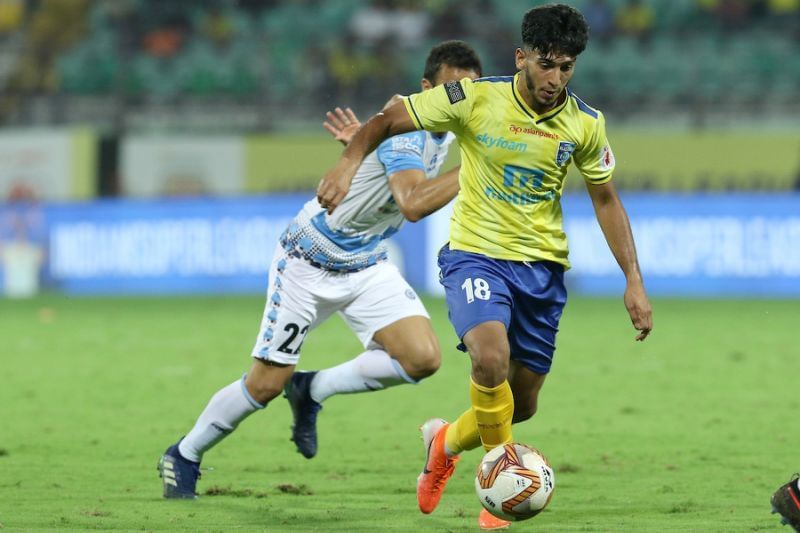 Hume played with Sahal at Kerala Blasters