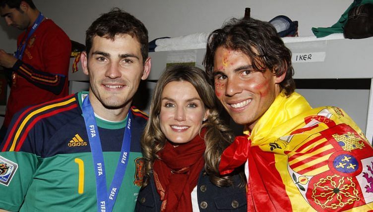 Rafael Nadal and Iker Casillas