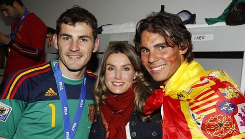 Rafael Nadal and Iker Casillas