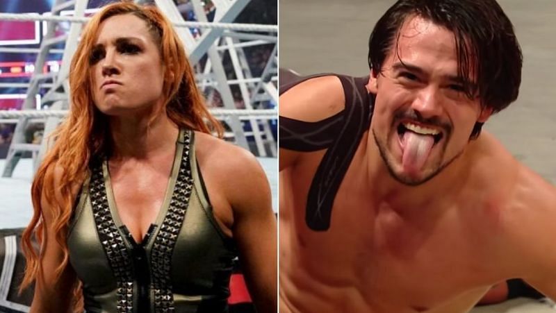 Becky Lynch and Angel Garza