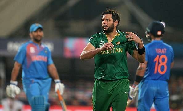 Shahid Afridi said he enjoyed playing against India as they beat their opponents quite often