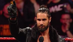 Seth Rollins shows off results of getting hit with Kendo stick on WWE RAW