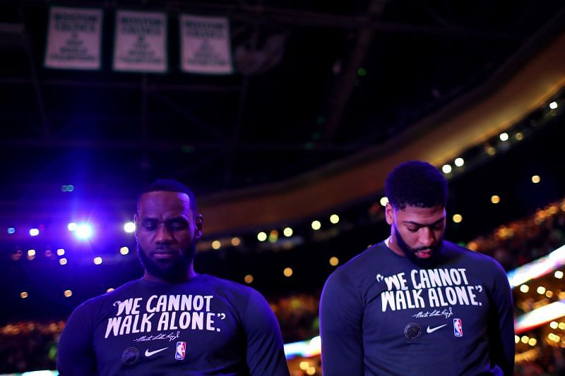 Together, LeBron and Davis eat up nearly 53% of the Lakers&#039; total salary cap.