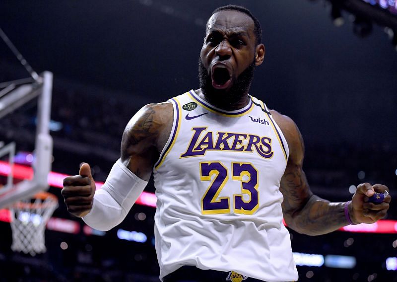 LeBron James v Los Angeles Clippers