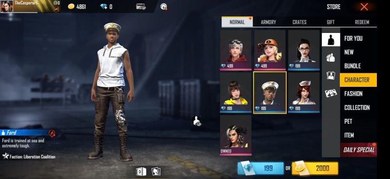 All Free Fire Characters Full List Of Agents In The Game In 2020