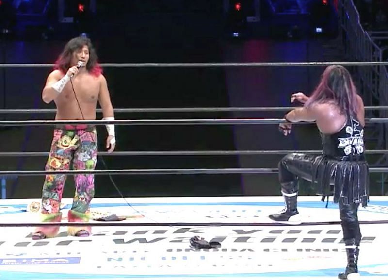 EVIL vs. Hiromu Takahashi at NJPW Dominion