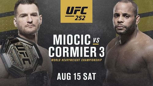 The official poster for UFC 252