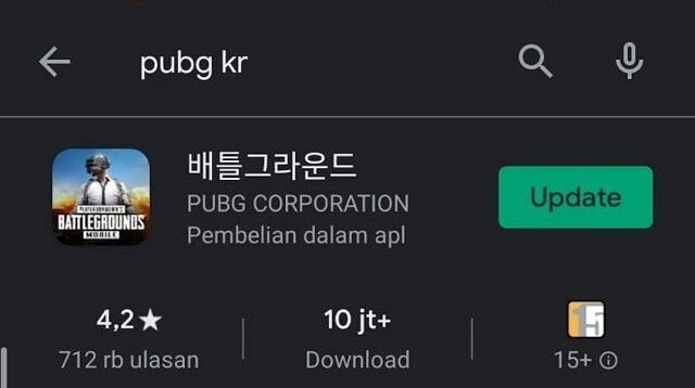 Steps to download new PUBG Mobile Korea update
