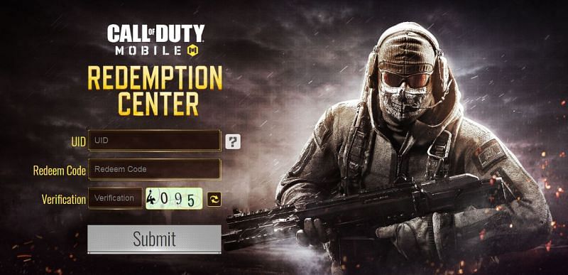 Call Of Duty Mobile: Redeem Center