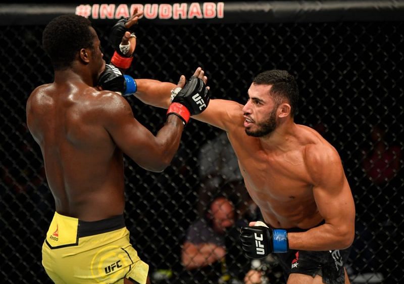 Mounir Lazzez picked up his first UFC win over Abdul Razak Alhassan