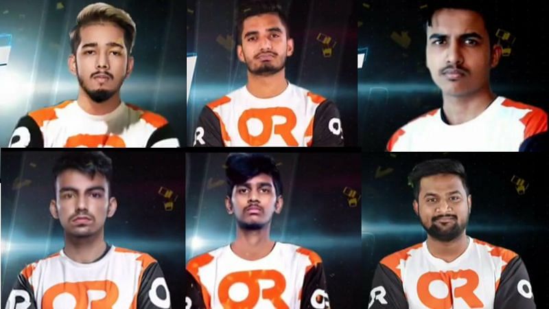 Orange Rock PUBG Mobile roster for PMWL 2020