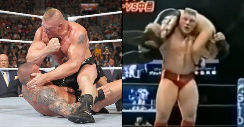Brock Lesnar and Randy Orton; Brock Lesnar and Shinsuke Nakamura