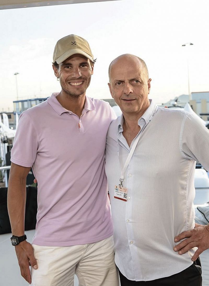 Rafael Nadal with Francis Lapp