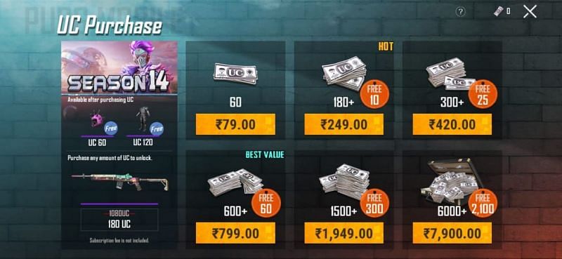 How to buy UC in PUBG Mobile in 2020
