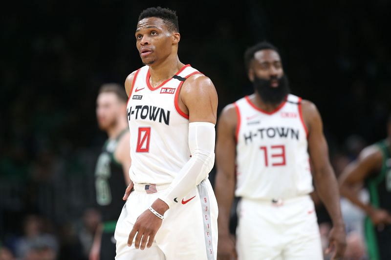 James Harden and Russel Westbrook, two former MVPs, are all set to battle for their first championship title